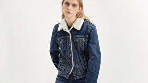 Original Sherpa Trucker Jean Ceket
