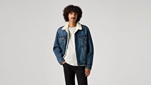 Type 3 Sherpa Trucker Jean Ceket