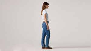 724™ High Rise Straight Kadın Jean Pantolon - Mosey Mid Stone