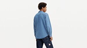 Relaxed Button Down Denim Gömlek