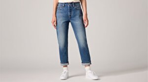 501® Crop Selvedge Kadın Jean Pantolon - After Four Selvedge