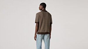 Sweater Knit Polo Kazak