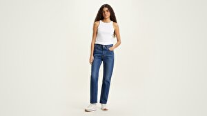 501® Levi’s®Original Kadın Jean Pantolon -  Dark Indigo Worn In