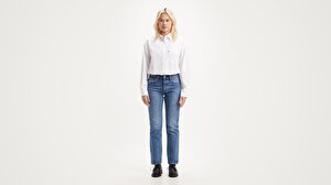 501® Levi’s® Original Kadın Jean Pantolon - Medium Indigo Worn In