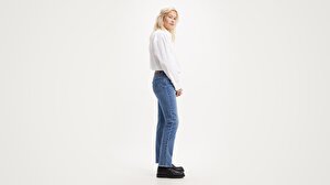 501® Levi’s® Original Kadın Jean Pantolon - Medium Indigo Worn In
