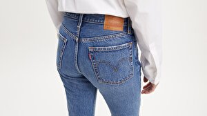 501® Levi’s® Original Kadın Jean Pantolon - Medium Indigo Worn In