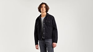 Type 3 Sherpa Trucker Berk Siyah Erkek Trucker