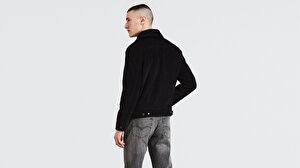 Type 3 Sherpa Trucker Berk Siyah Erkek Trucker