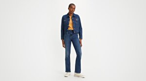 725™ High Rise Bootcut Kadın Jean Pantolon - Blue Wave Dark