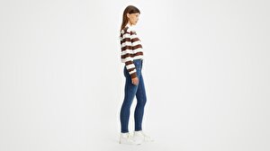 721™ High Rise Skinny Kadın Jean Pantolon - Blue Wave Dark