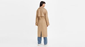 Miko Trench Kadın Bej Mont