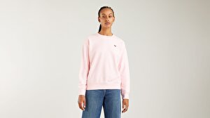 Standard Bisiklet Yaka Sweatshirt