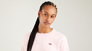 Standard Bisiklet Yaka Sweatshirt