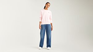 Standard Bisiklet Yaka Sweatshirt