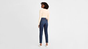 High Waisted Mom Kadın Jean Pantolon - Winter Cloud