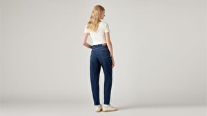 High Waisted Mom Kadın Jean Pantolon - Winter Cloud