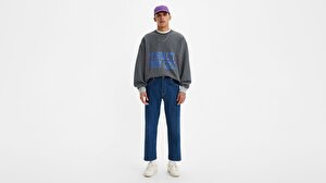 501® Levi's® '93 Crop Erkek Jean Pantolon - Medium Indigo Stonewash