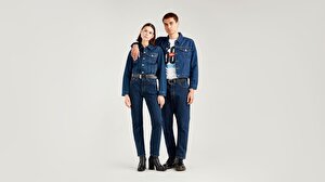 Original Trucker Clean Koyu İndigo Kadın Trucker