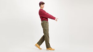XX Tapered Erkek Kargo Pantolon-Bunker Olive Ns Back Satin Gd