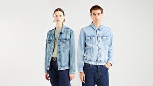 The Trucker Jacket Killebrew Açık İndigo Erkek Trucker