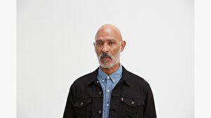 The Trucker Jacket Dark Siyah Erkek Trucker
