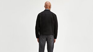 The Trucker Jacket Dark Siyah Erkek Trucker