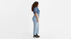 Ribcage Straight Ankle Kadın Jean Pantolon-Tango Gossip