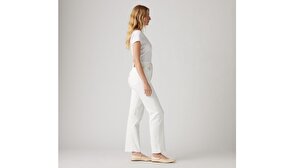 Ribcage Straight Ankle Kadın Jean Pantolon-Cloud Over