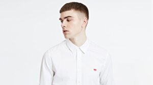 Ls Battery Hm Shirt  Beyaz Erkek Gömlek