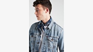 Paisley Unisex Lacivert Bandana