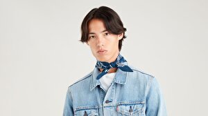Paisley Unisex Lacivert Bandana