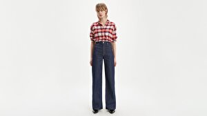 Ribcage Wide Leg Kadın Pantolon-High And Mighty