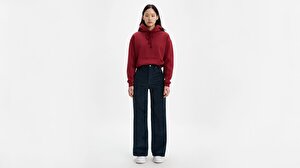 Ribcage Wide Leg Kadın Kadife Pantolon- Blazer Plush Cord