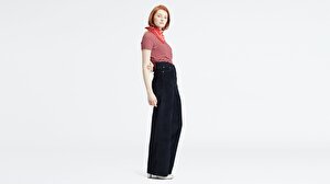 Ribcage Wide Leg Kadın Kadife Pantolon- Blazer Plush Cord