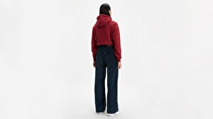 Ribcage Wide Leg Kadın Kadife Pantolon- Blazer Plush Cord