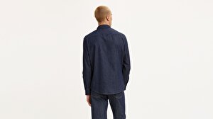 Barstow Western Standard Mavi Erkek Gömlek