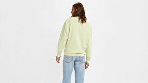 Relaxed Mv Crew Shadow Lime Garment Yeşil  Erkek Sweatshirt