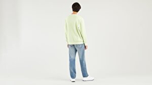Relaxed Mv Crew Shadow Lime Garment Yeşil  Erkek Sweatshirt