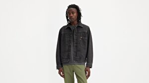 Type I Trucker Ceket - Black Stonewash