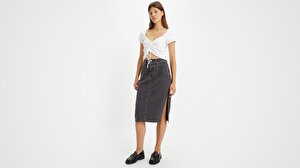 Side Slit Jean Etek