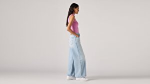 94' Baggy Kadın Jean Pantolon - Abraided Art