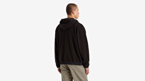 Hooded Sherpa Zip-Up Sweatshirt