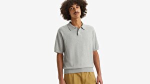 Sweater Knit Polo