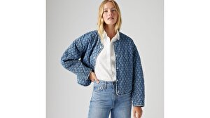 Rumer Quilted Liner Denim Ceket Mont
