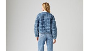 Rumer Quilted Liner Denim Ceket Mont