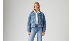 Rumer Quilted Liner Denim Ceket Mont