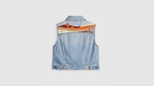 Embroidered XS Denim Yelek