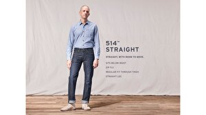 514™ Straight Fit Erkek Jean Pantolon-Nightshine X