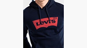 Graphic Po Hoodie - G Hm Hwk Mavi Erkek Kapüşonlu Sweatshirt