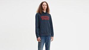 Graphic Po Hoodie - G Hm Hwk Mavi Erkek Kapüşonlu Sweatshirt